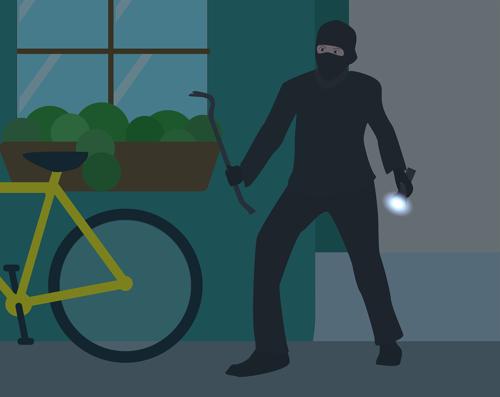 Burglary illustration